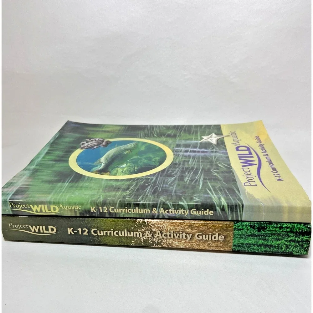 Set of 2 Project Wild Aquatic K-12 Curriculum Activity Guide Homeschool‎ Science